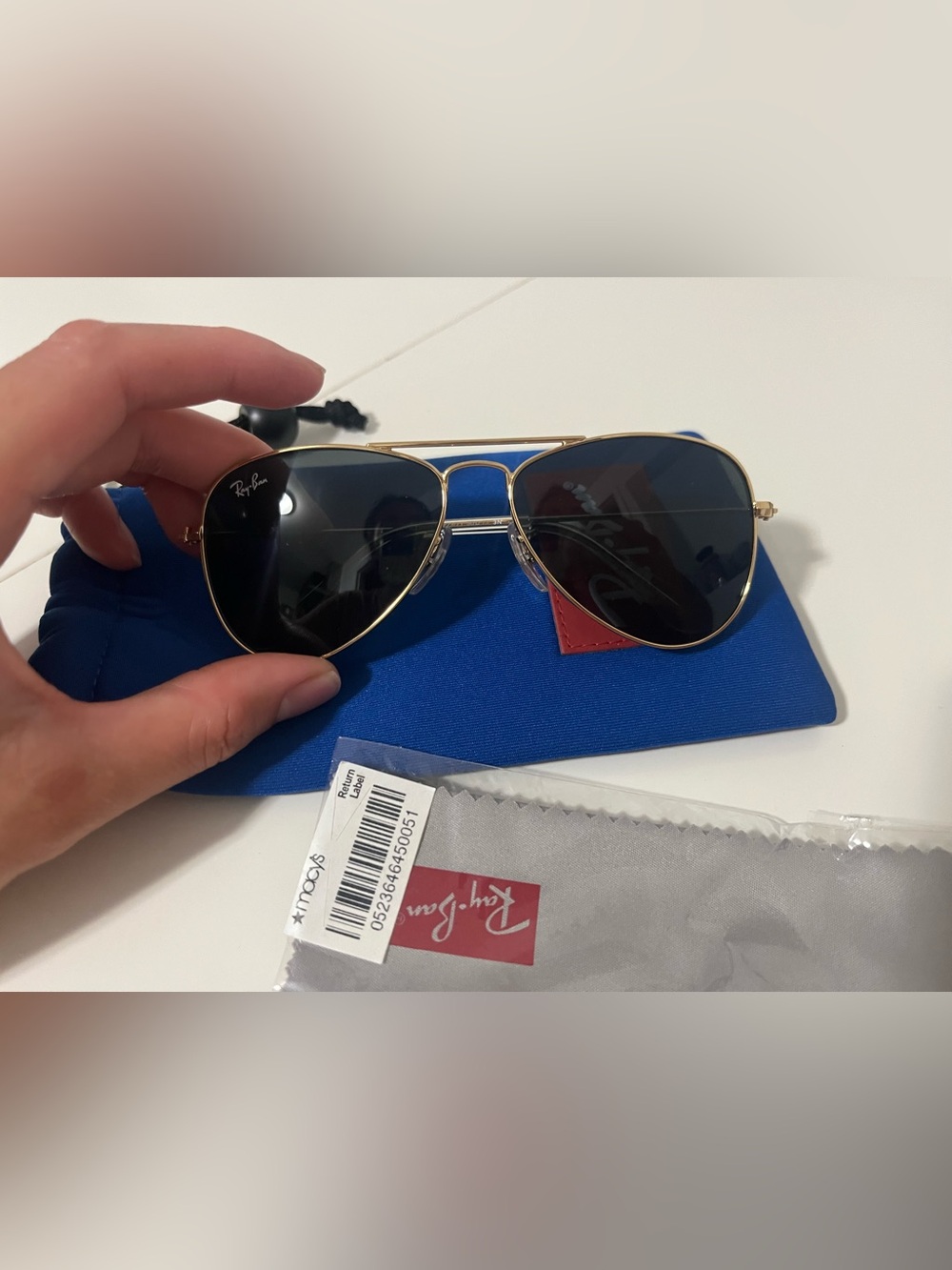Ray-Ban Kid’s Aviator Sunglasses RJ506s lens 50-13